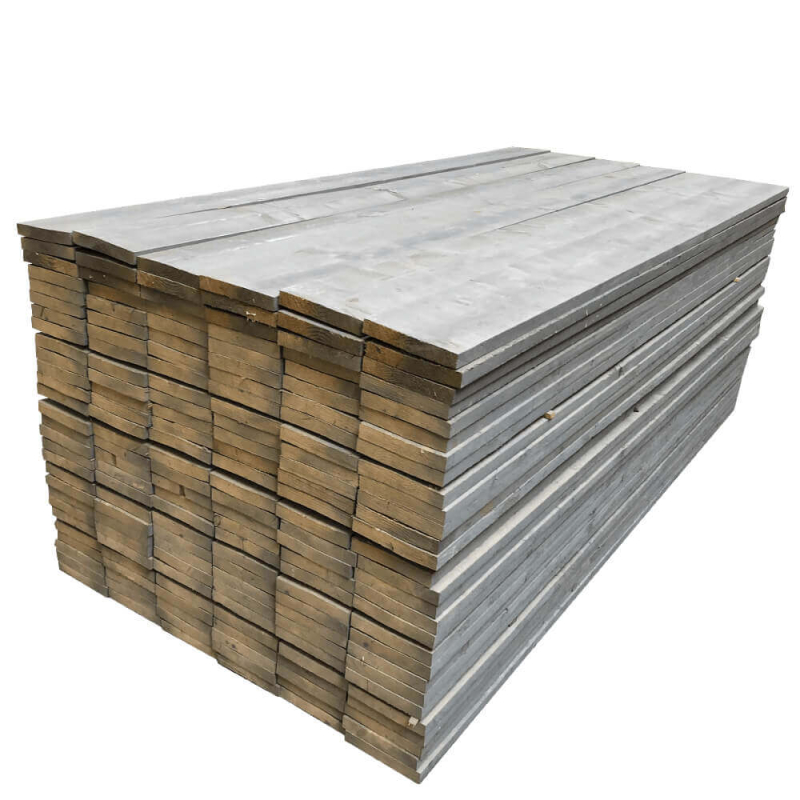 48 x Steigerhout vintage grijs plank ca. 30 x 200 x 2500 mm